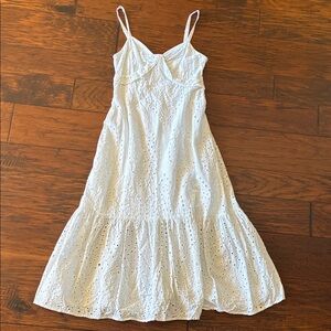 Simply Vera by Vera Wang White Eyelet Sundress